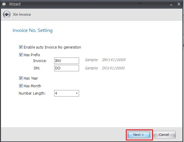 Define Invoice Reference Code